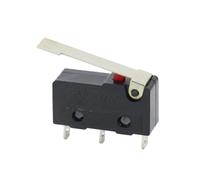 Mini micro-interrupteur de fin de course NO NC, 3 broches, bornes PCB SPDT 5A 125V 250V 29mm, levier à Arc à rouleau, micro-interrupteurs à pression, 5 pièces(2P without wheel)