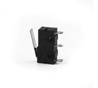 Mini micro-interrupteurs de fin de course NO NC, 3 broches, bornes PCB SPDT, 5 A, 125 V, 250 V, 29 mm, levier à arc à rouleau, action rapide, 20 pièces(Green-KW12-16mm)