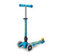 Mini Micro trottinette Deluxe pliable LED bleu océan