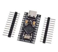 Mini Micro USB Pro Type-C pour Ardu37ATmega32U4,technologie 5V/16MHz avec 2 têtes de NucleoPin pour carte petUSB leonardo,1 pièce