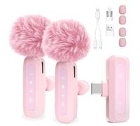 Mini microphone cravate sans fil pour Android et iPhone, appareils iOS - Micro à revers à réduction du bruit pour enregistrement, micro à clipser, pour enregistrement vidéo, Tiktok, Youtube, Vlog
