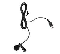 Mini Microphone Externe USB Portable avec Clamp/Holder de Collier pour Hero, Sortie Stéréo Omnidirectionnelle