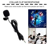 Mini Microphone Lavalier Portable, 3.5mm, mains libres, filaire, Clip à revers, pour conférences, enseignement, haut-parleur