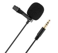 Mini Microphone Métallique Omnidirectionnel À Capacité,Jack 3.5Mm,Microphone Lavalier,Micro Audio Pour Pc,Ordinateur Portable,Carte Son.Black.