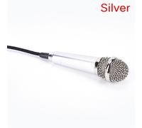 Mini Microphone Portable stéréo karaoké, enregistrement sonore, prise 3.5mm, pour iPhone, Android, tous les smartphones, ordinateur Portable