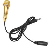 Mini Microphone pour Enregistrement Portable en Alliage Aluminium | Capture Vocale Omnidirectionnelle, Format Délicat et Léger, Usage Télétravail, Chant et Formation Linguistique