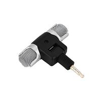 Mini Microphone pour Téléphone Portable, Micro avec Prise Audio 3,5 Mm, Plug and Play, pour Android, pour, pour Tablette, Ordinateur Portable et Autres Appareils avec Prise Jack