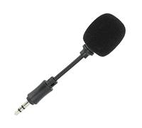 Mini Microphone, Prise 3,5 Mm Téléphone karaoké Minuscule Microphone Portable Petit Micro de Chant Réduction du Bruit Faible Retard pour Enregistrement Vocal Interview
