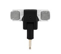 Mini Microphone Stéréo, Micro Compact plaqué Or pour et, Angle Réglable pour Un Enregistrement Facile, Design Léger 10 G