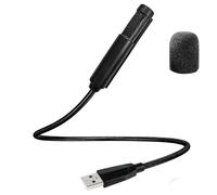 Mini Microphone USB PC Omnidirectionnel Condensateur Cygne Réglable à 360 ° | pour Gaming, Streaming, Enregistrement Vocal, Youtube, Chat Vocal, Vidéo Conférence