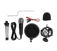 Mini microphone USB pour l'enregistrement et la diffusion musicale, haute sensibilité, prêt à l'emploi, avec filtre acoustique, de bonne qualité.