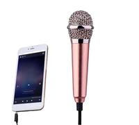 Mini microphone Vlogging, portable, en alliage, 2,28 x 0,71 x 0,39 pouces, outil de parole d'écouteurs, accessoires pour la maison pour studio de jeux en streaming podcast, vacances de films, voyage