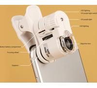 mini microscope portable 60X pour smartphone