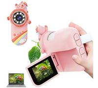 Mini Microscope pour Enfants,OUTACT Portable Microscope avec 8 LED numérique 1000X avec Batterie 600mAh,2 mégapixels,Cadeaux d'anniversaire et Jouets éducatifs pour Les 3-12 Ans