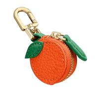 Mini mignon Sac à monnaie en forme de cerise, porte-monnaie en forme de fraise, fermeture éclair, porte-clés en forme de fruit, mignon, style coréen, for écouteurs, for femme Forme de fruit(Style 4)