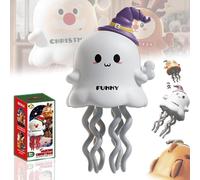 Mini Mini Dancing Ghosts pour Noël, 2025 Twist Clockwork pour Halloween, Danse et Swing 3D Clockwork Ghosts, Color Boxs, Up Swing Dancer for Holiday Home Decorations,C