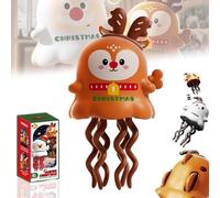 Mini Mini Dancing Ghosts pour Noël, 2025 Twist Clockwork pour Halloween, Danse et Swing 3D Clockwork Ghosts, Color Boxs, Up Swing Dancer for Holiday Home Decorations,D