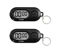 Mini minuteur de compte à rebours - Version sonnerie - Minuterie pour enfants avec porte-clés - Minuteur numérique pour cuisine, étude, exercice
