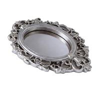 Mini miroir décoré rustique rétro pour maison de poupée - Pour maison de poupée, chambre, crèche, appartement, bureau, hôtel, femmes et filles