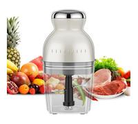 Mini mixeur et hachoir pour bébé, pour toutes les étapes du sevrage, bol en verre durable et lames en acier inoxydable, 1L, 200 W