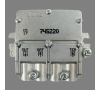 Mixeur Distributeur 2 Entrées TDT-SAT/1 Sortie Connecteur Bride Televes