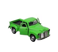 Mini Modèle Camionnette Rétro 1:32 Décoration Voiture Alliage Modèle Véhicule Moulé sous Pression Jouet Ornement Collection Jouets Non RC(Vert)