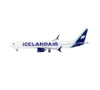 Mini modèle d'avion en Alliage Blanc d'islande, Ornement Surprise pour Kit de Construction de maquettes familiales, pour B737 MAX9, 1/400