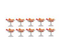 Mini modèle de bonbons pour maison de poupée, jouets décoratifs en plastique pour la maison, bricolage, paquet de 10