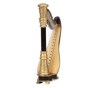 Mini Modèle De Harpe, 16 Cm, Modèle De Harpe En Bois Fait à la Main, Ornement, Instrument De Musique, Décoration Miniature, Figurine De Harpe Rétro Pour la Décoration de la Maison Et du Bureau