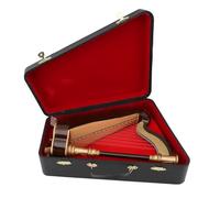 Mini modèle de Harpe, Artisanat Exquis, Ornements de Bureau, réplique d'instruments de Musique en Tilleul pour la décoration de la Maison et du Bureau