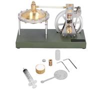 Mini modèle de moteur Stirling, modèle de moteur Stirling à combustion externe en acier inoxydable, jouets éducatifs de science physique pour enfants pour présentation en classe