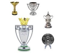 Mini Modèle De Trophée De Football, Ensemble De 5 Pièces, Matériau Solide Entièrement en Métal, Souvenirs À Collectionner des Champions, Cadeaux pour Les Fans,A