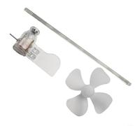 Mini modèle d'expérience scientifique d'éolienne pour l'enseignement - Outil d'apprentissage de l'énergie éolienne rotatif à 360 degrés avec fonction de générateur d'énergie éolienne portable, rouge