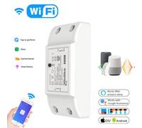 Mini Module Commutateur Électrique Basic R2, Wi-Fi, 220 V, Interrupteur Sans Fil Pour Luminaire, À Monter, Commande À Distance, Pour Maison Connectée