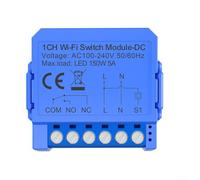 Mini module de bricolage Tuya Smart Light Switch Wifi Zero-Contact Dry Connect Interrupteur intelligent basse tension pour la plupart des boîtes d'installation (AC 110 V-240 V)
