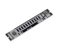 Mini module de compteur VU LED avec double indicateur 12 bits et vitesse lumineuse réglable pour signaux audio (B)
