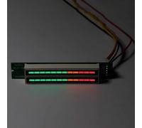 Mini module de compteur VU LED double 12 bits pour une vitesse lumineuse réglable en indication du niveau de signal audio (B)