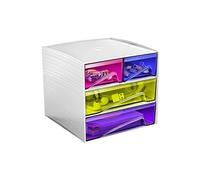 CEP Mini module de rangement MyCube 3-211 2 petits + 2 grands tiroirs Happy Multicolore