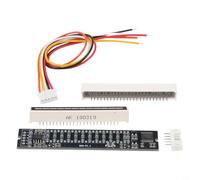 Mini module indicateur de niveau de musique à LED 12 bits avec VU mètre et réglage de la vitesse de la lumière avec isolation du signal audio (B)