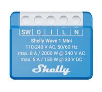 Mini Módulo Shelly Interruptor Z-Wave 1 Canal 8A Contacto Seco