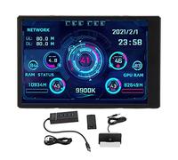 Mini Moniteur de Température D'ordinateur 3,5 Pouces, écran D'affichage de Température IPS LCD USB Mini PC, Rotation à 360 ° PC CPU GPU RAM Moniteur de Données pour écran Secondaire de Boîtier D'ordin