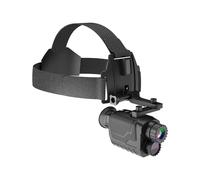 Mini monoculaire de vision nocturne à montage sur tête : enregistrement 4K, infrarouge et dioptrie réglable