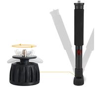 Mini Monopode pour Appareil Photo 48 Pouces, Portable, Réglable et Confortable, Pied en Caoutchouc Antidérapant intégré avec Pointe de Jambe Rétractable, Ce Qui Le Rend Idéal