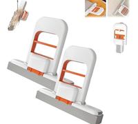 Mini Mop Desktop Pieghevole, Mop Corta Auto Schezza Portatile, Mop Di Pulizia Mini Portatile Per Pulizia Del Tavolo, Sistema Di Pulizia Umido E A Secco,2PCS