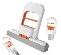 Mini Mop, Mini Foldable Desktop Mop, Mini Vadrouille Portable, Mini Balai Eponge, sans Lavage des Mains, Puissante Et Absorbante pour Salle Bain, Cuisine, Vaisselle, Verre (A)