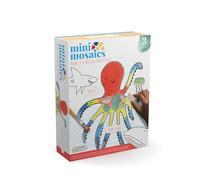 Mini Mosaics Underwater Giants: Paint and Decorate Canvas Boards with Tumbled Glass - DIY Mixed-Media Craft Gift for Ages 6 and Up