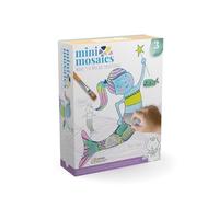 Mini Mosaics Whimsical Sea Friends: Paint and Decorate Canvas Boards with Tumbled Glass - DIY Mixed-Media Craft Gift for Ages 6 and Up