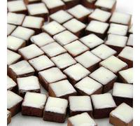 Mini Mosaïque (5x5x3mm), 1000 tesselles, Ivoire, RW01