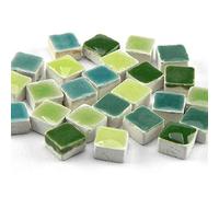 Mini Mosaïque (5x5x3mm), 5000 tesselles, Mix Vert, MXVR