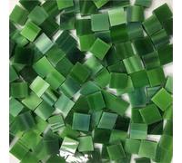 Mini-mosaïque en verre, 100g DIY Glass Mosaic Inlay Tiles Multicolor 1x1cm 140 Pcs(Color 13)
